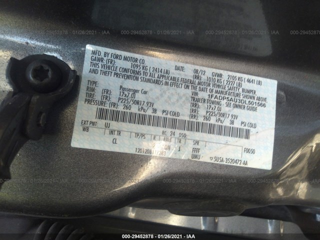 Photo 8 VIN: 1FADP5AU3DL501566 - FORD C-MAX HYBRID 