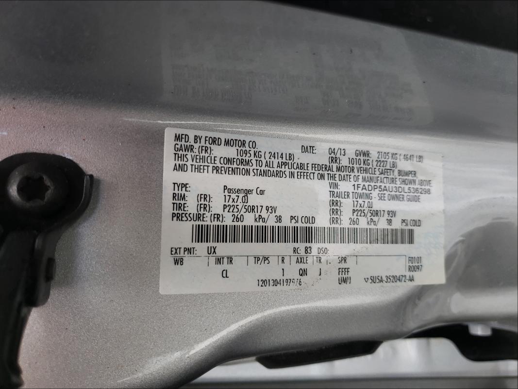 Photo 9 VIN: 1FADP5AU3DL536298 - FORD C-MAX SE 