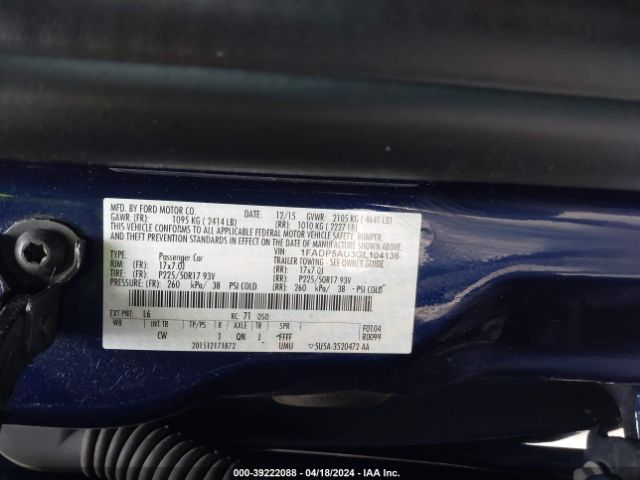 Photo 8 VIN: 1FADP5AU3GL104136 - FORD C-MAX HYBRID 