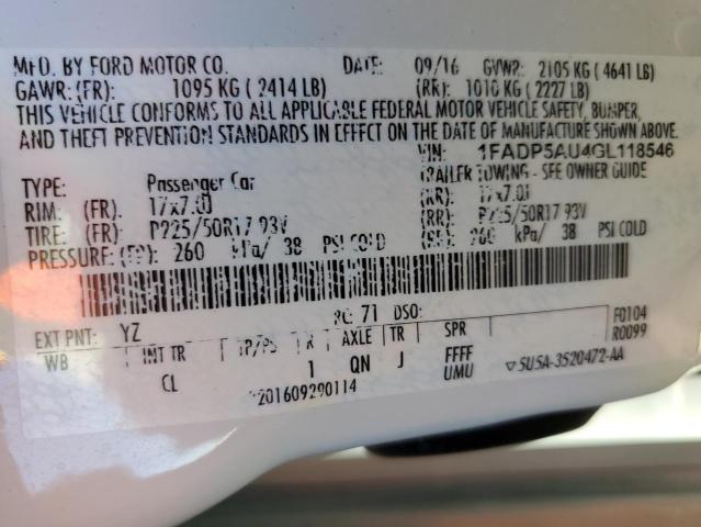 Photo 9 VIN: 1FADP5AU4GL118546 - FORD C-MAX SE 