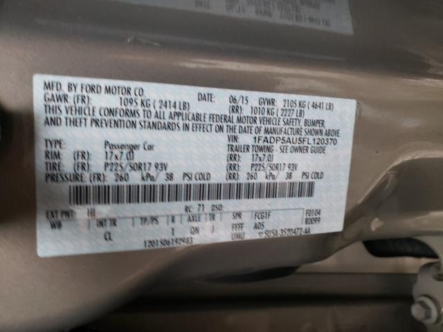 Photo 9 VIN: 1FADP5AU5FL120370 - FORD C-MAX 