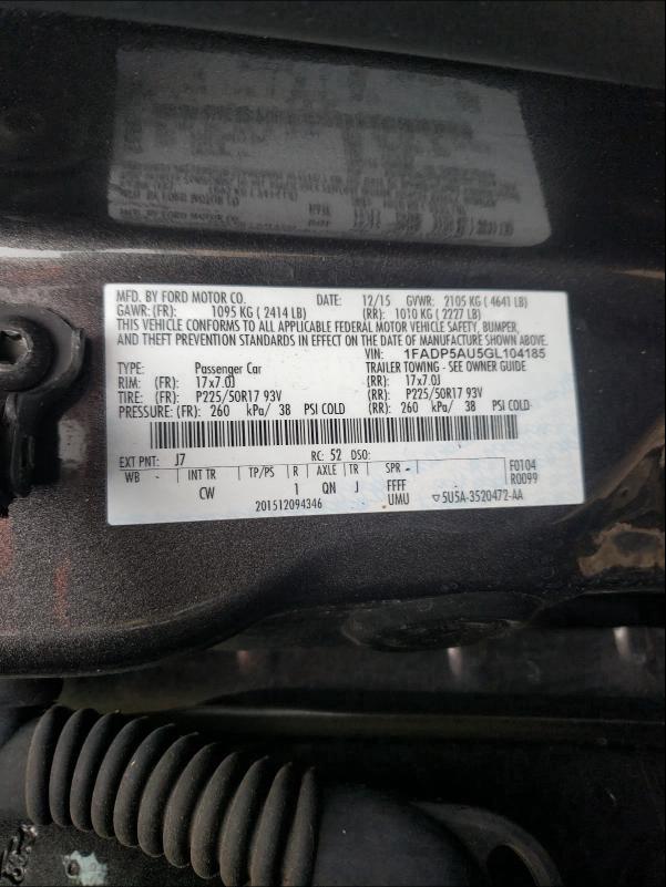 Photo 9 VIN: 1FADP5AU5GL104185 - FORD C-MAX SE 