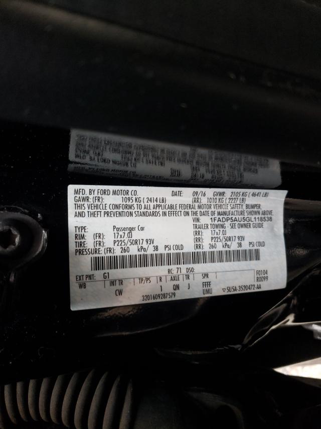 Photo 9 VIN: 1FADP5AU5GL118538 - FORD C-MAX SE 