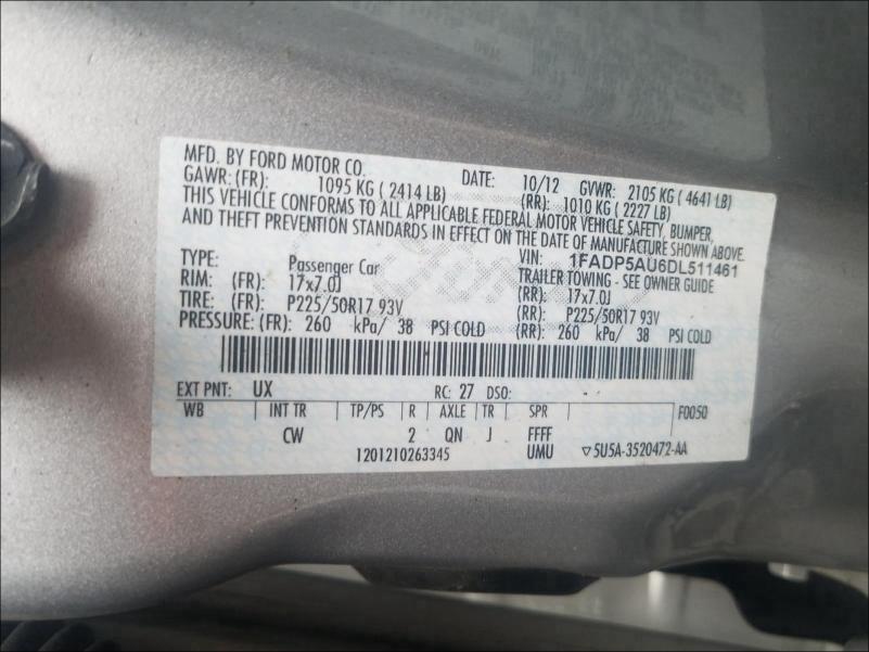 Photo 9 VIN: 1FADP5AU6DL511461 - FORD C-MAX SE 