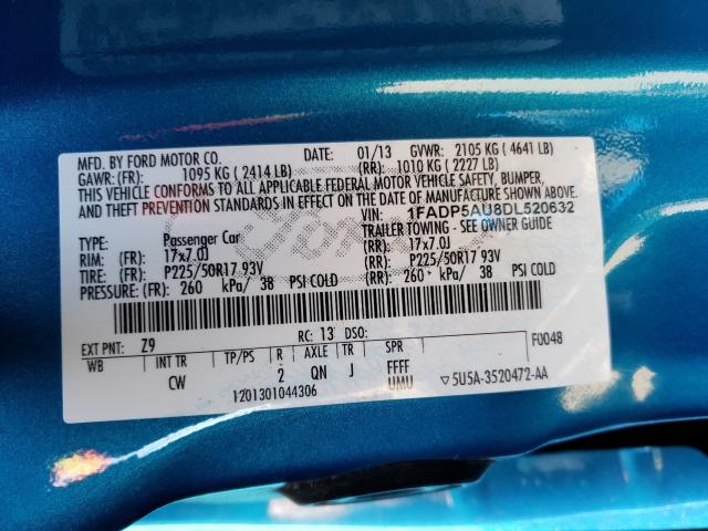 Photo 9 VIN: 1FADP5AU8DL520632 - FORD C-MAX SE 