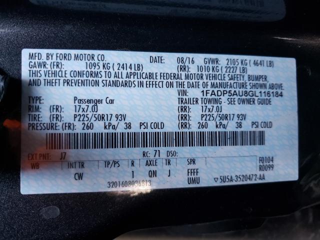 Photo 9 VIN: 1FADP5AU8GL116184 - FORD C-MAX SE 