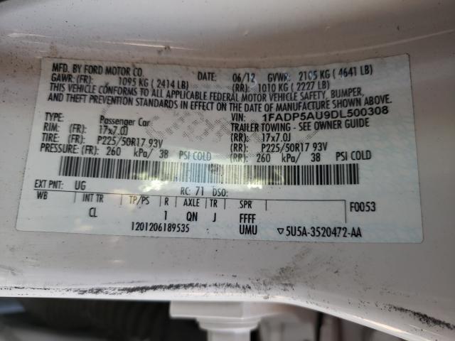 Photo 9 VIN: 1FADP5AU9DL500308 - FORD C-MAX SE 