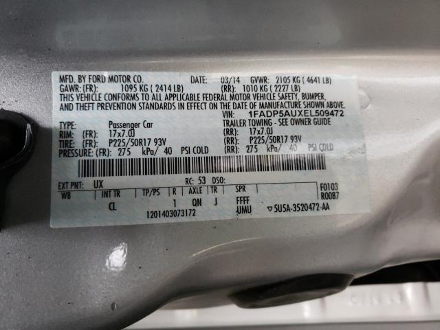 Photo 9 VIN: 1FADP5AUXEL509472 - FORD C-MAX SE 