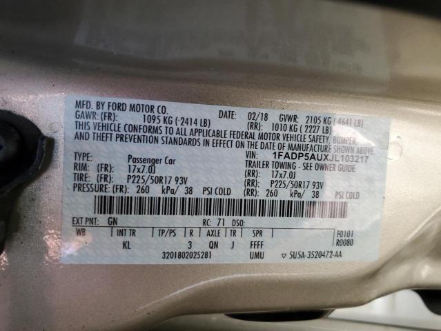 Photo 11 VIN: 1FADP5AUXJL103217 - FORD CMAX 