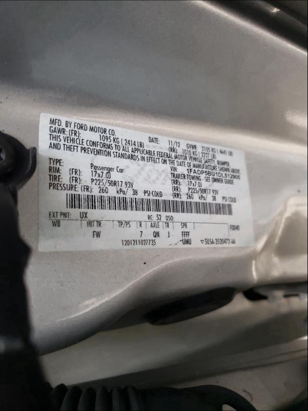 Photo 9 VIN: 1FADP5BU1DL512905 - FORD C-MAX SEL 