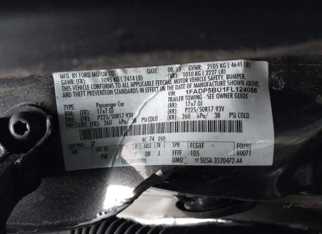 Photo 8 VIN: 1FADP5BU1FL124088 - FORD C-MAX 