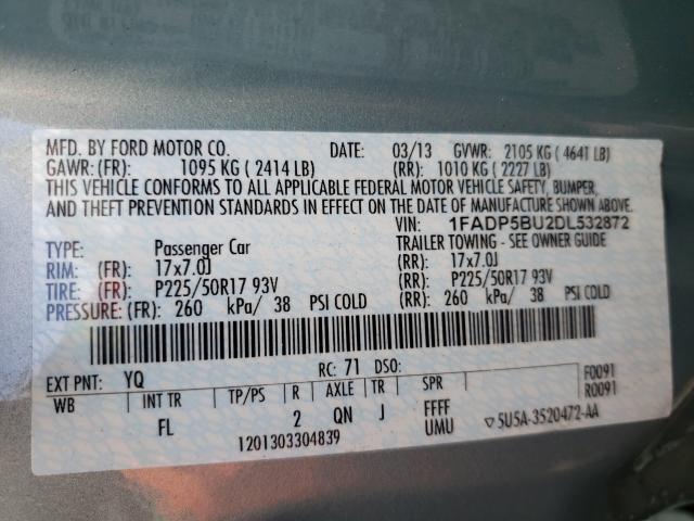 Photo 9 VIN: 1FADP5BU2DL532872 - FORD C-MAX SEL 