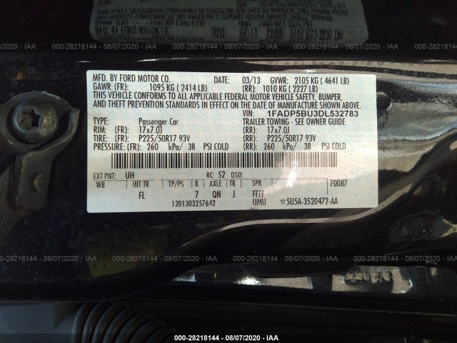 Photo 8 VIN: 1FADP5BU3DL532783 - FORD C-MAX 