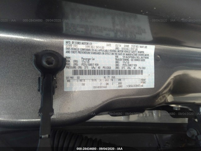 Photo 8 VIN: 1FADP5BU3EL507898 - FORD C-MAX HYBRID 