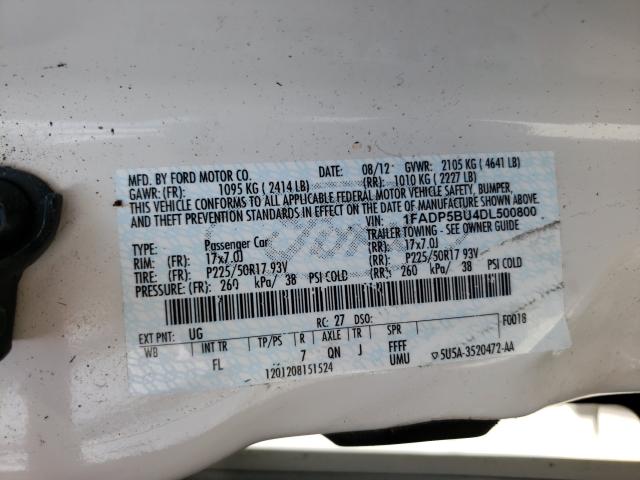 Photo 9 VIN: 1FADP5BU4DL500800 - FORD C-MAX SEL 