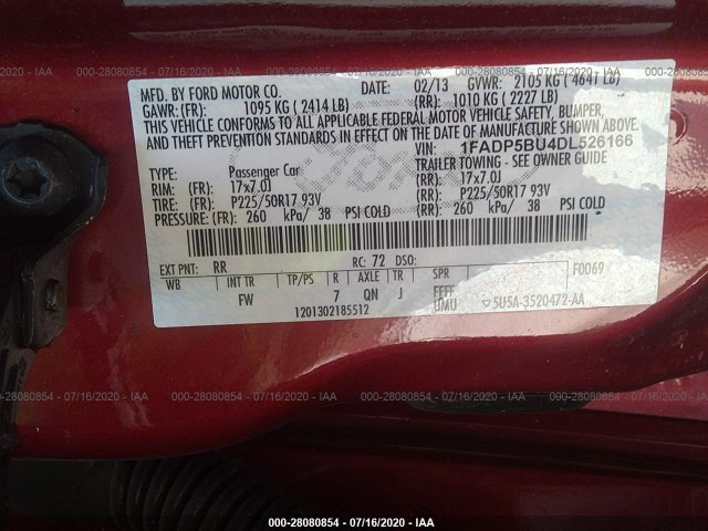 Photo 8 VIN: 1FADP5BU4DL526166 - FORD C-MAX HYBRID 