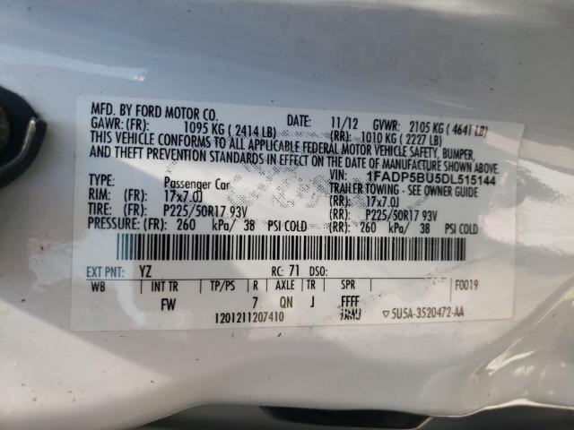 Photo 9 VIN: 1FADP5BU5DL515144 - FORD C-MAX SEL 