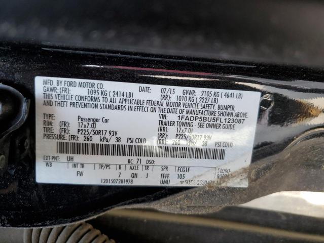 Photo 11 VIN: 1FADP5BU5FL123087 - FORD CMAX 