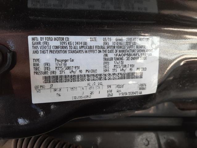 Photo 9 VIN: 1FADP5BU6FL116195 - FORD C-MAX 