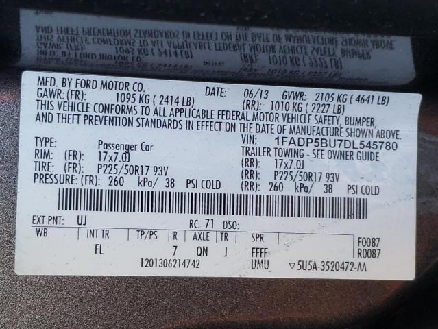 Photo 9 VIN: 1FADP5BU7DL545780 - FORD C-MAX SEL 