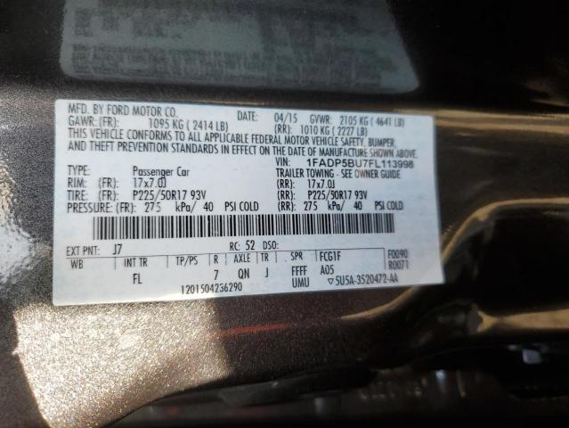 Photo 11 VIN: 1FADP5BU7FL113998 - FORD C-MAX SEL 