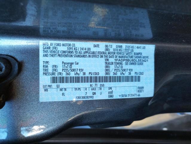 Photo 12 VIN: 1FADP5BU8DL553421 - FORD C-MAX SEL 