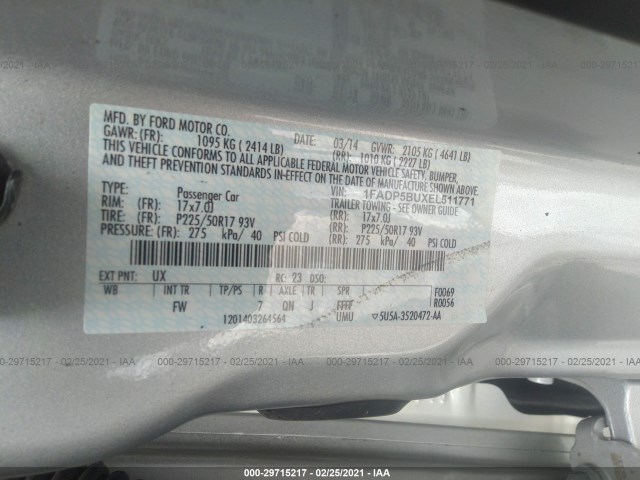 Photo 8 VIN: 1FADP5BUXEL511771 - FORD C-MAX 