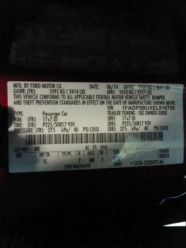 Photo 9 VIN: 1FADP5BUXEL516758 - FORD C-MAX SEL 