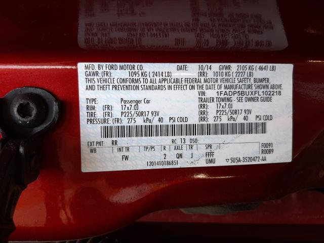 Photo 9 VIN: 1FADP5BUXFL102218 - FORD C-MAX 