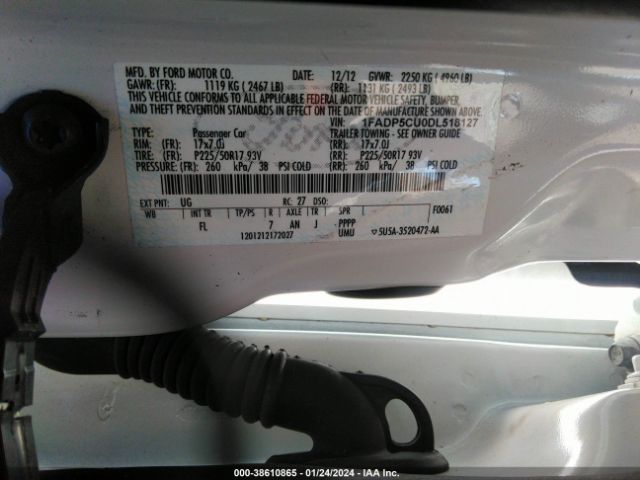 Photo 8 VIN: 1FADP5CU0DL518127 - FORD C-MAX ENERGI 