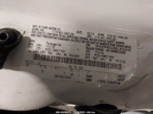 Photo 8 VIN: 1FADP5CU0EL510319 - FORD C-MAX ENERGI 