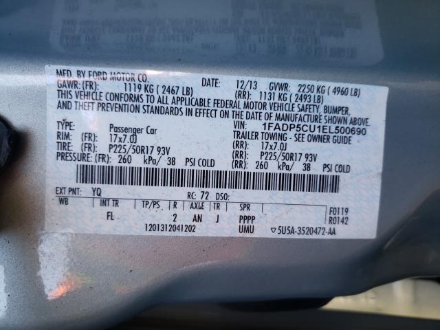 Photo 9 VIN: 1FADP5CU1EL500690 - FORD C-MAX 