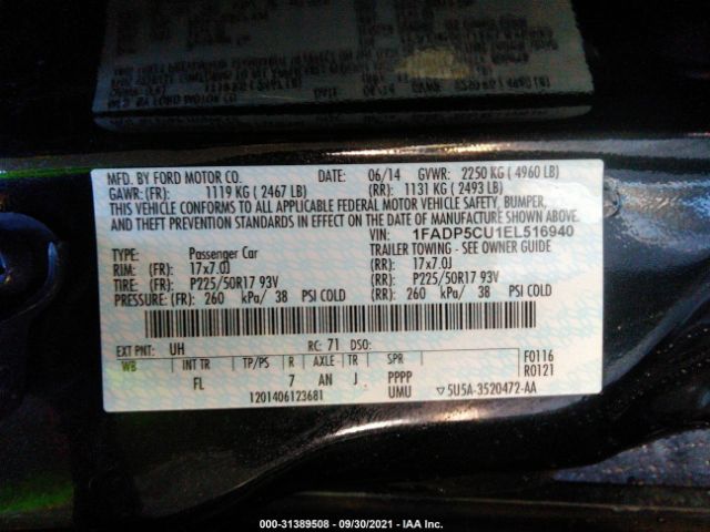 Photo 8 VIN: 1FADP5CU1EL516940 - FORD C-MAX 