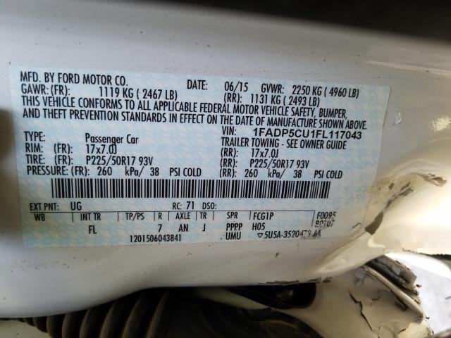 Photo 9 VIN: 1FADP5CU1FL117043 - FORD C-MAX 