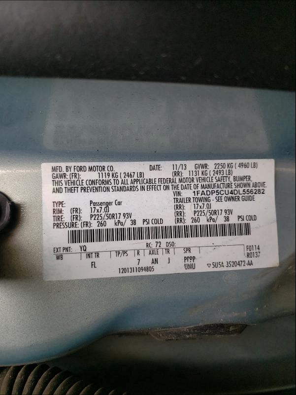 Photo 9 VIN: 1FADP5CU4DL556282 - FORD C-MAX PREM 