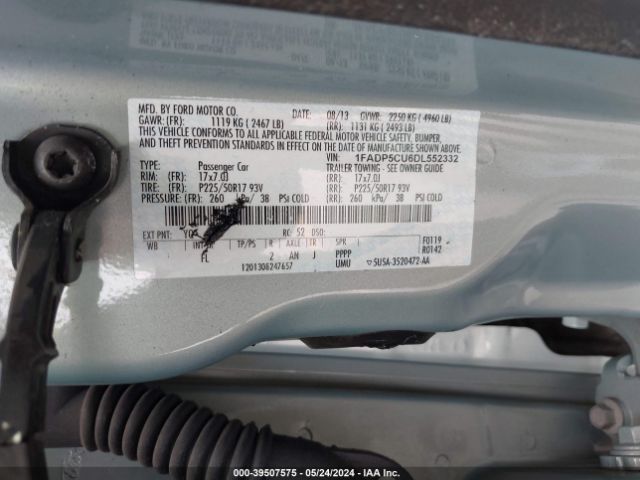 Photo 8 VIN: 1FADP5CU6DL552332 - FORD C-MAX ENERGI 