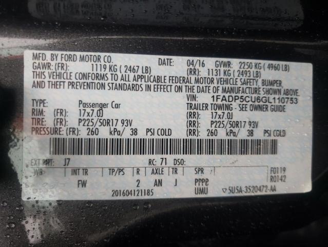 Photo 12 VIN: 1FADP5CU6GL110753 - FORD CMAX 