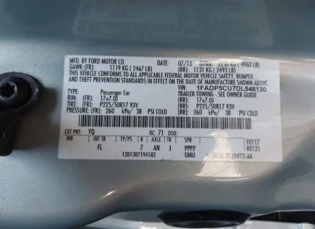 Photo 8 VIN: 1FADP5CU7DL548130 - FORD C-MAX 