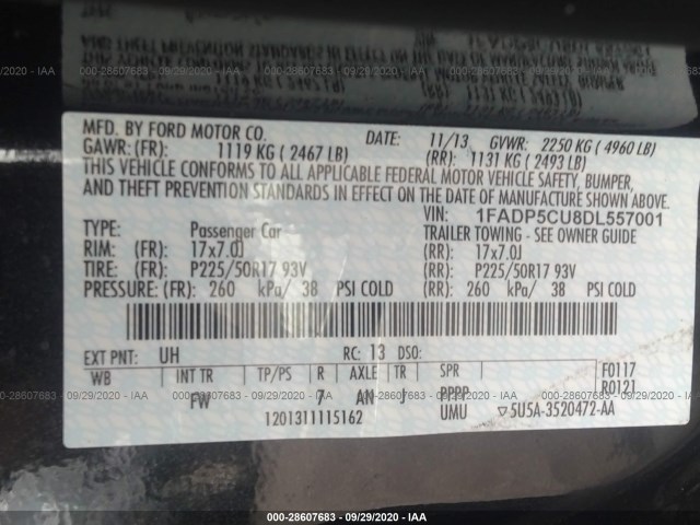 Photo 8 VIN: 1FADP5CU8DL557001 - FORD C-MAX 