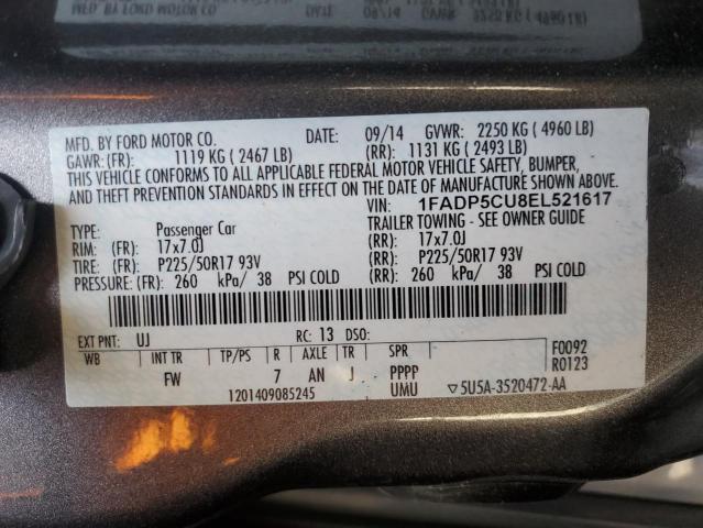 Photo 11 VIN: 1FADP5CU8EL521617 - FORD CMAX 