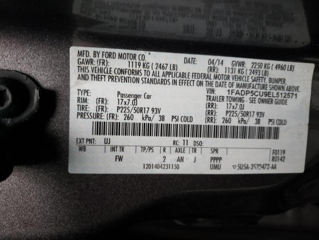 Photo 11 VIN: 1FADP5CU9EL512571 - FORD CMAX 