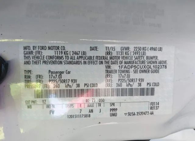 Photo 8 VIN: 1FADP5CUXGL102378 - FORD C-MAX 