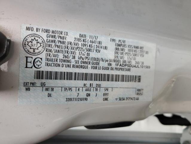 Photo 13 VIN: 1FADP5DU4JL101569 - FORD C-MAX TITA 