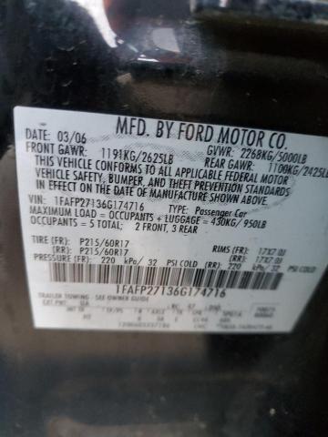 Photo 11 VIN: 1FAFP27136G174716 - FORD FIVE HUNDR 