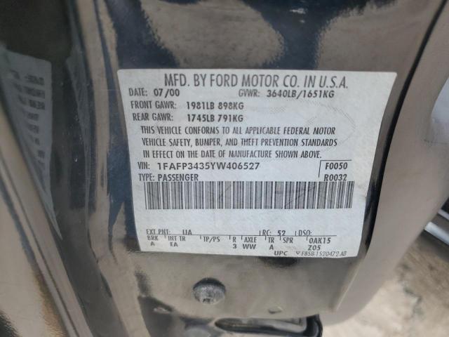 Photo 11 VIN: 1FAFP3435YW406527 - FORD FOCUS 