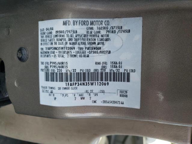 Photo 11 VIN: 1FAFP34N35W112069 - FORD FOCUS ZX4 