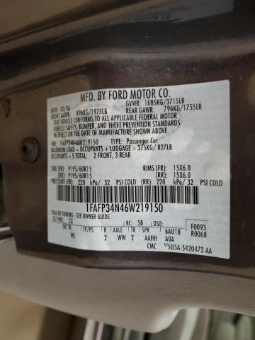 Photo 11 VIN: 1FAFP34N46W219150 - FORD FOCUS 