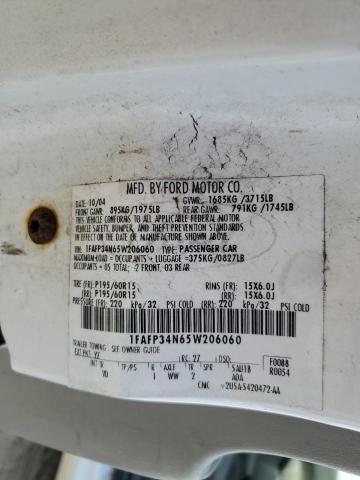 Photo 11 VIN: 1FAFP34N65W206060 - FORD FOCUS 