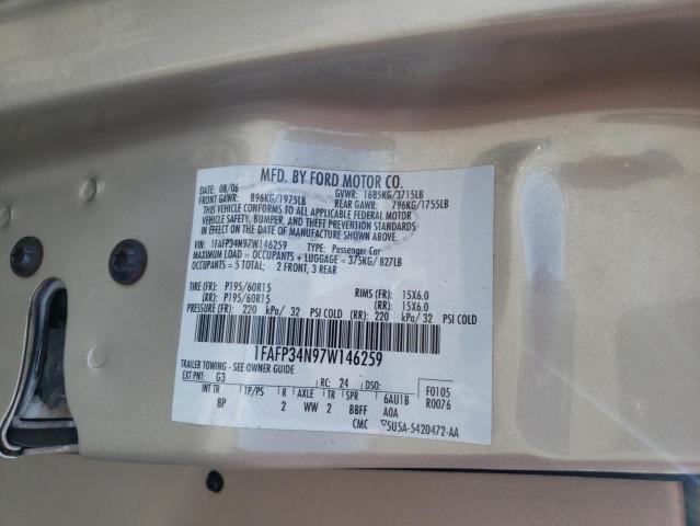 Photo 11 VIN: 1FAFP34N97W146259 - FORD FOCUS ZX4 