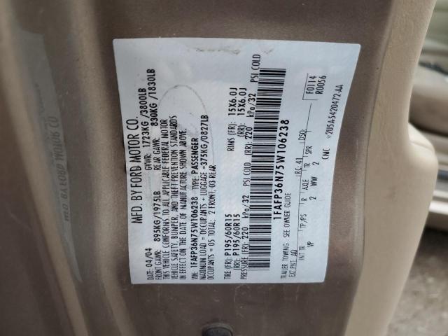 Photo 12 VIN: 1FAFP36N75W106238 - FORD FOCUS ZXW 